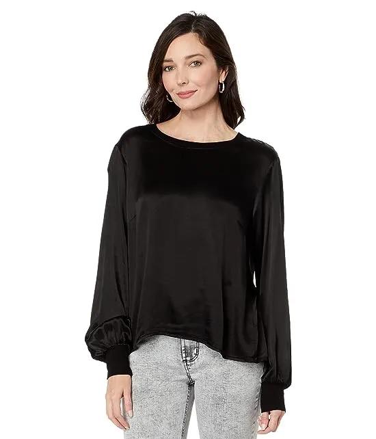 Belle Of The Ball Silky Long Sleeve Top