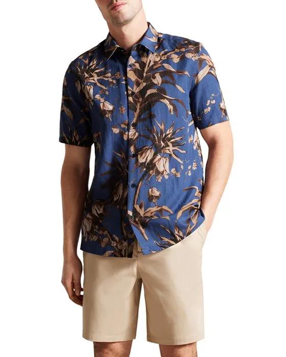 Belmar Floral Print Short Sleeve Shirt