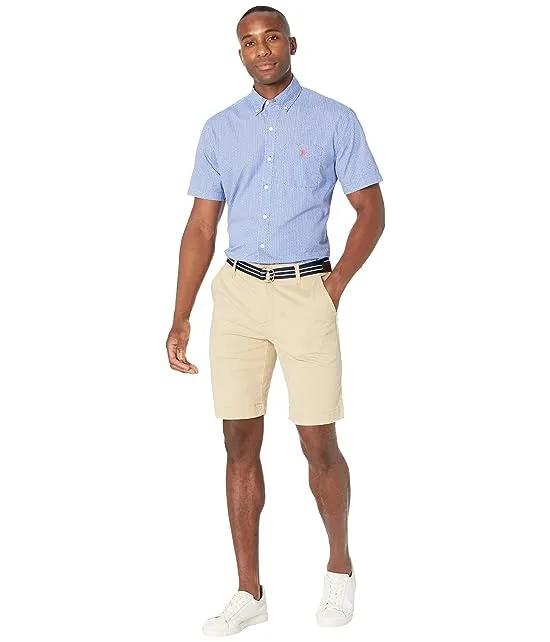 Belted Hartford Stripe Shorts