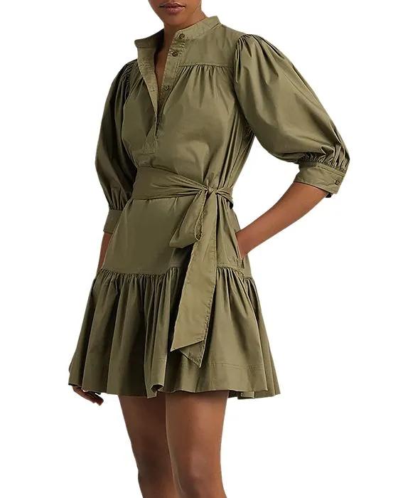 Belted Shirt Dress