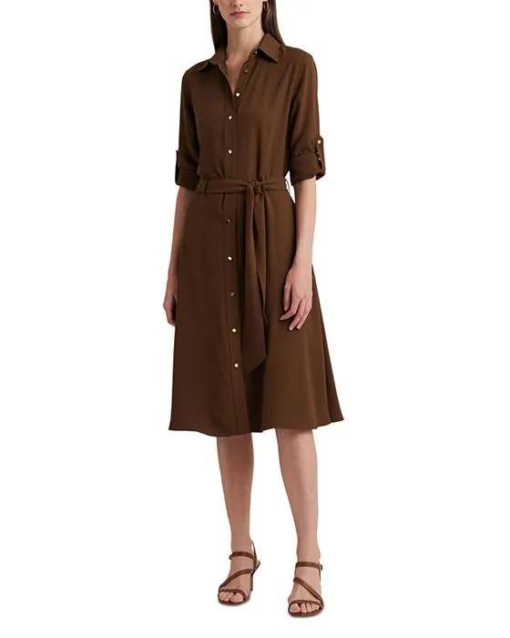 Belted Shirt Dress