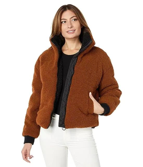 Berber Faux Down Cropped Puffer Jacket