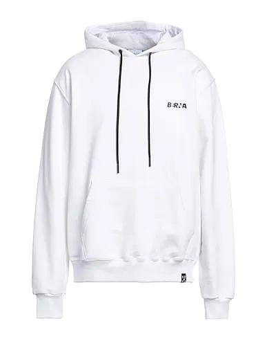 BERNA | White Men‘s Hooded Sweatshirt