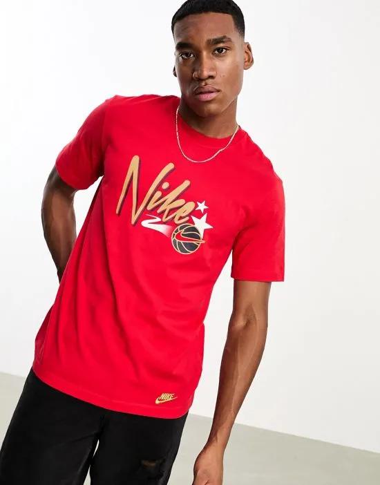 Best Of The Best Hoops t-shirt in red