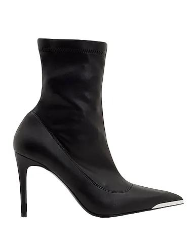 Black Ankle boot STRETCH POINTY-DETAIL ANKLE BOOTS
