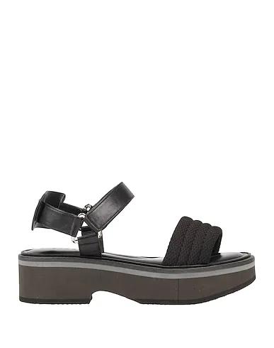 Black Baize Sandals