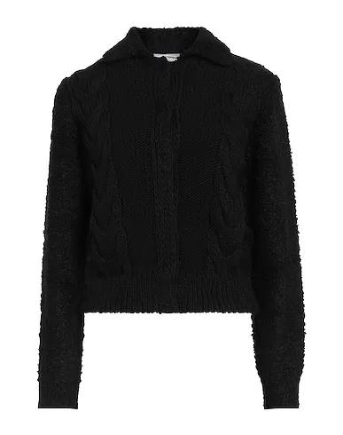 Black Bouclé Cardigan