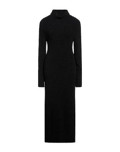 Black Bouclé Midi dress