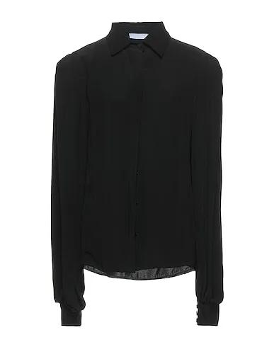 Black Cady Solid color shirts & blouses