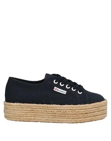 Black Canvas Espadrilles