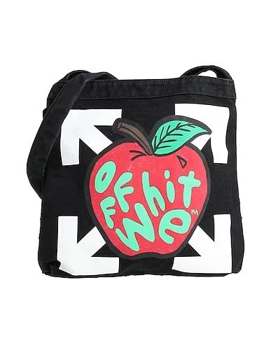 Black Canvas Shoulder bag