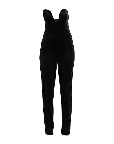 Black Chenille Jumpsuit/one piece