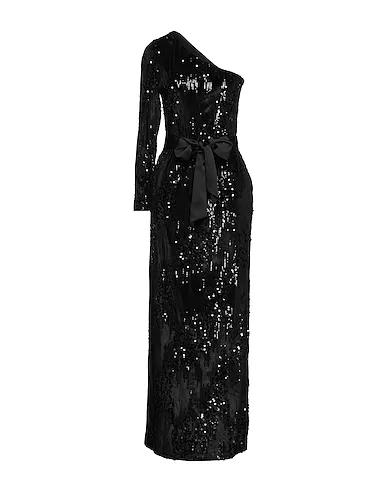 Black Chenille Long dress