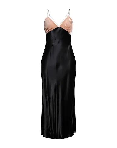 Black Chenille Long dress
