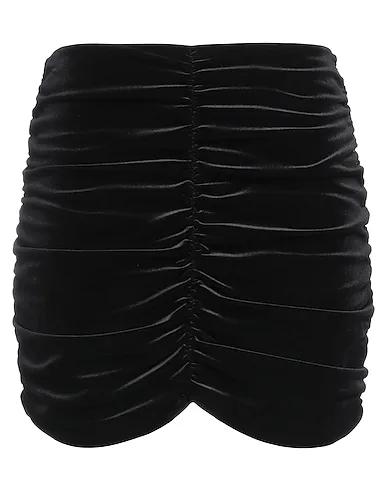 Black Chenille Mini skirt