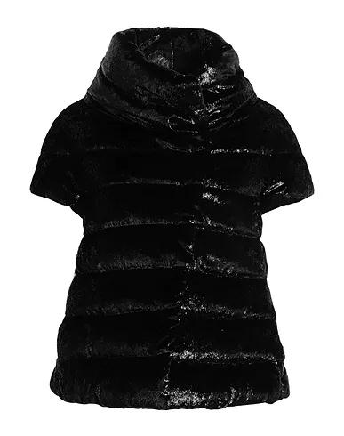 Black Chenille Shell  jacket