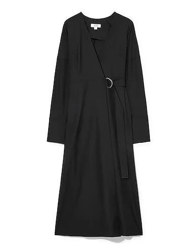 Black Cool wool Elegant dress