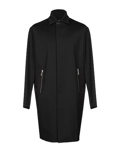Black Cool wool Full-length jacket