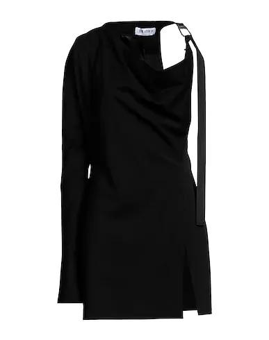 Black Cool wool Short dress