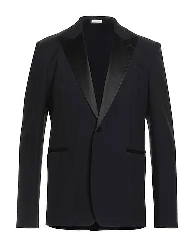 Black Cotton twill Blazer