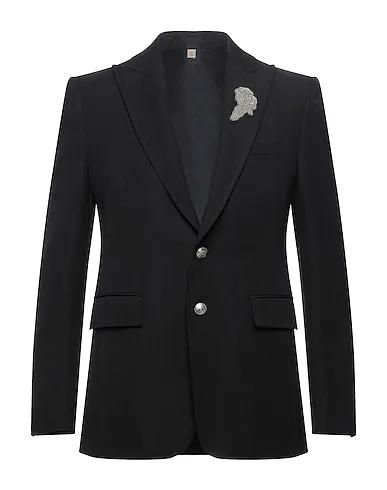 Black Cotton twill Blazer