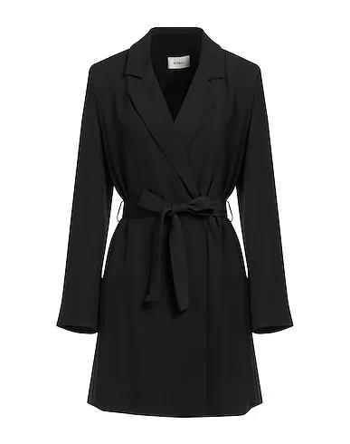 Black Cotton twill Blazer dress