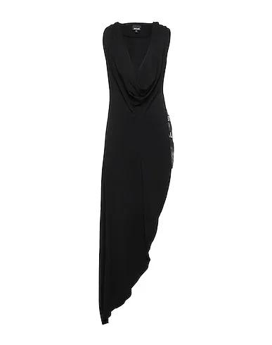 Black Cotton twill Long dress