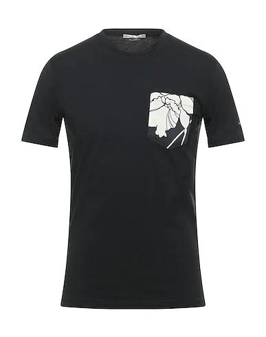 Black Cotton twill T-shirt