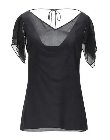 Black Crêpe Blouse