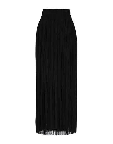 Black Crêpe Maxi Skirts