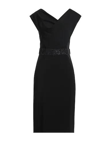 Black Crêpe Midi dress
