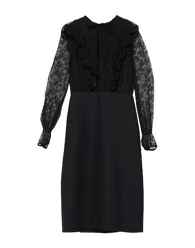 Black Crêpe Midi dress