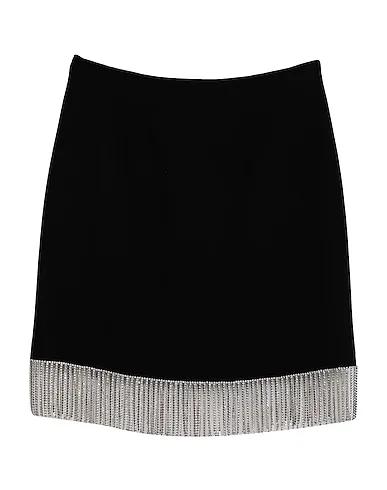 Black Crêpe Mini skirt