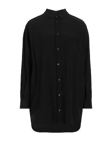 Black Crêpe Silk shirts & blouses