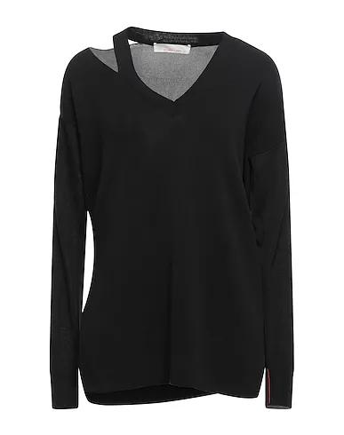 Black Crêpe Sweater