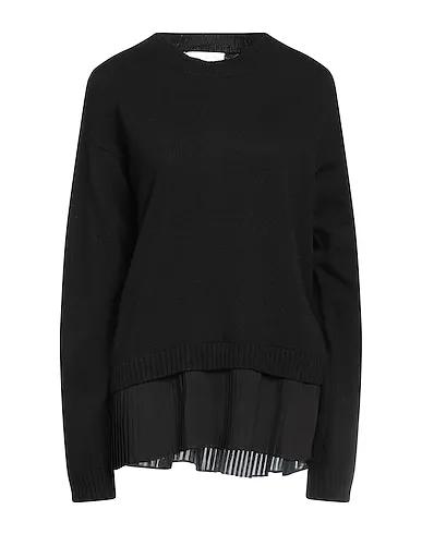 Black Crêpe Sweater