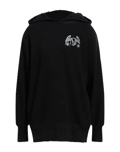 Black Denim Hooded sweatshirt