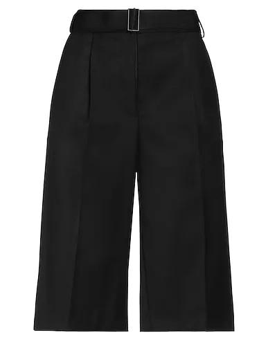 Black Flannel Cropped pants & culottes