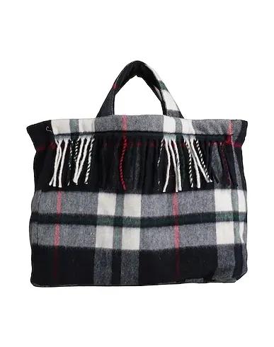 Black Flannel Handbag