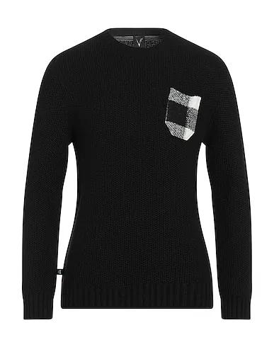 Black Flannel Sweater