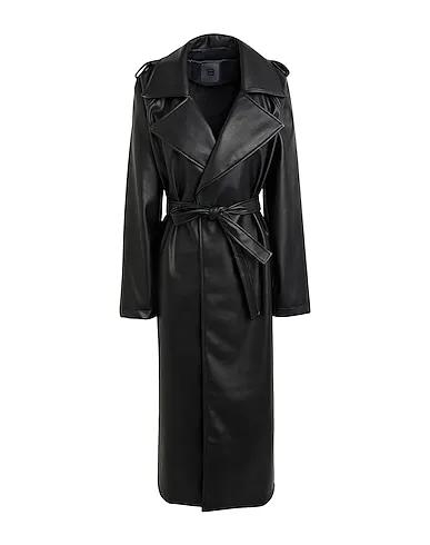 Black Full-length jacket OVERSIZED TRENCH COAT
