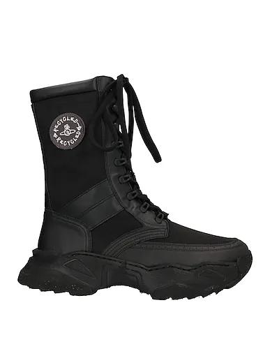 Black Gabardine Boots