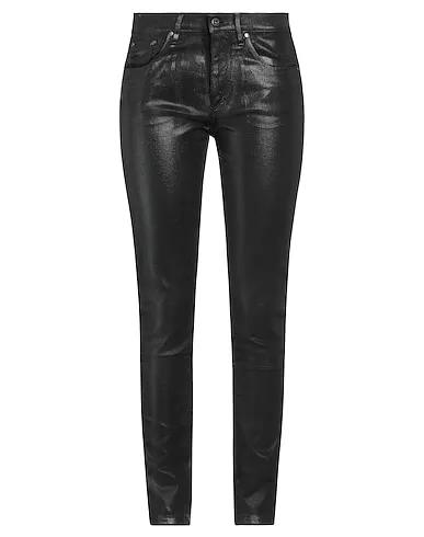 Black Gabardine Casual pants