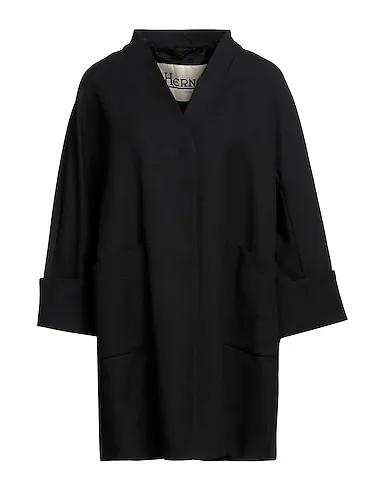 Black Gabardine Full-length jacket