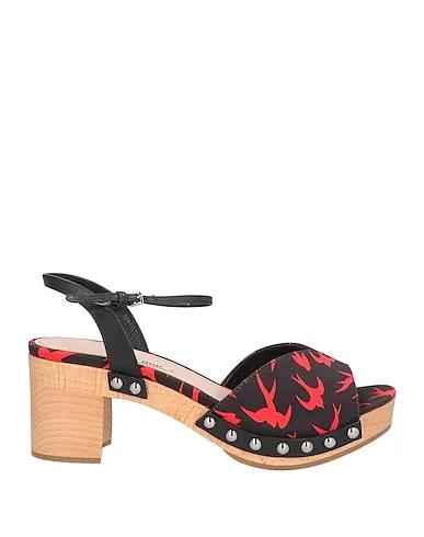 Black Gabardine Mules and clogs