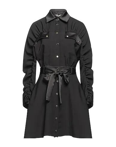 Black Gabardine Short dress