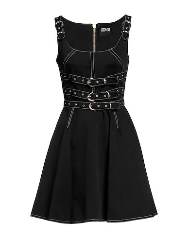 Black Gabardine Short dress