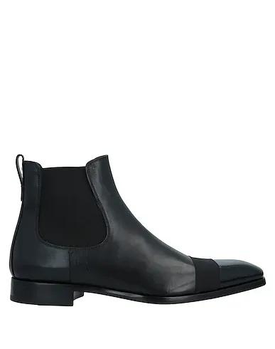 Black Grosgrain Boots