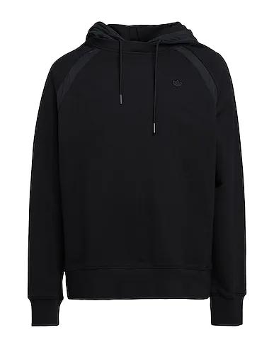 Black Hooded sweatshirt PREMIUM ESSENTIALS CRINKLE NYLON HOODY