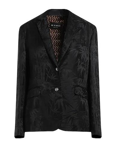 Black Jacquard Blazer